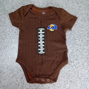 Baby NFL Football Bodysuit Onesie Shirt LA Los Angeles Rams